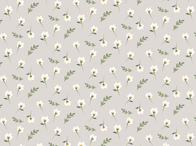 Lily design illustration pattern