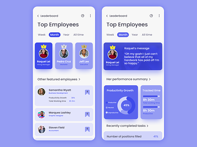 A Sample UI For A Leaderboard app app design app ui company daily 100 challenge daily ui daily ui 19 dailyui dailyui 19 dailyuichallenge leader leaderboard leaderboards minimal modern ui modern ux profile simple ui ux