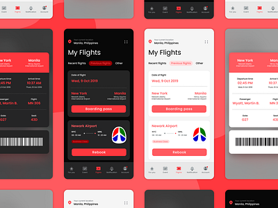 A Sample UI For A Boarding Pass