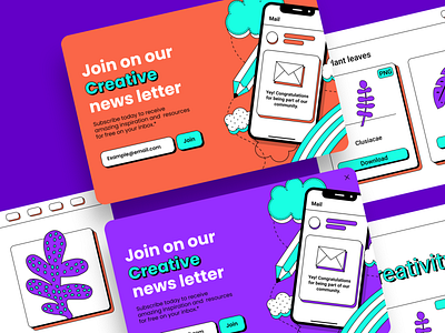 A sample UI for a pop-up Subscribe window branding colorful colorful art daily ui daily ui 26 dailyui dailyui 26 dailyuichallenge design graphic design illustration modern popup simple subscribe subscribe form ui ux web design