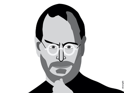 Steve Jobs celebrity illustration illustrator