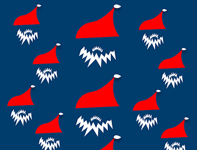 Ho Ho Ho christmas design minimal minimalism minimalistic santaclaus