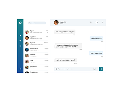 DAILY UI CHALLENGE - DAY 12 - DIRECT MESSAGING design ui ux