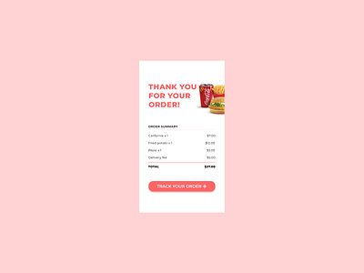 DAILY UI CHALLENGE - DAY 16 - EMAIL RECEIPT design typography ui ux