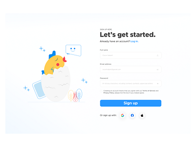 Sign up page design productdesign ui uiuxdesign ux uxdesign