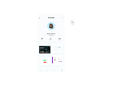 User Profile design profilepage ui uiux uiuxdesign userprofile ux