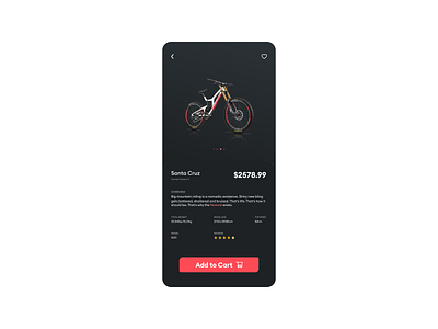 Bicycle Product page aprildesignchallenge bicycle bicycleproduct bicycleproductpage design productdesign productpage ui uiuxdesign ux