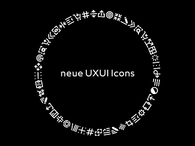 neue UXUI Icons developer dingbat font foundry icons interface neue screen screendesign symbol type typedesign typography ui ux ux ui uxui web webfont