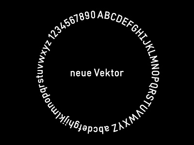 neue Vektor design foundry made in germany neue sans system type typedesign typeface typography vektor wayfinding