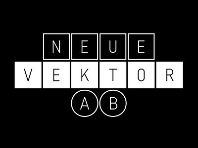 neue Vektor AB branding design din foundry made in germany neue sans screen square system type typedesign typeface typography vektor wayfinding