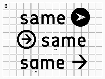 neue Vektor B — SS01 & SS02 branding design din foundry grotesk grotesque made in germany navigation neue sans screen type typedesign typeface typography vektor wayfinding