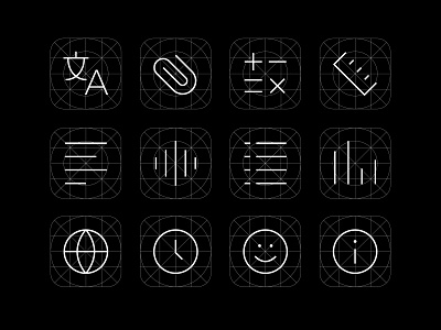 neue OS Icons — Grid icons