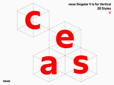 neue Singular V