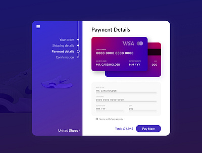 Credit Card Checkout - UIDaily 002 app checkout design figma ui ux website