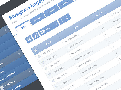 Medical Billing Dashboard WIP app buttons clean dashboard forms gui interface design menu menus modern table tabs ui user experience user interface ux webpage website wip wireframe