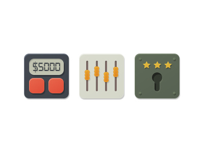 Finance Icons calculator finance flat icon icons lock star