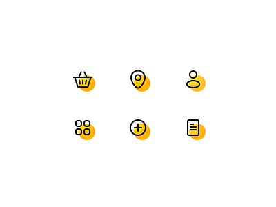 Line Icons andriod app bright ecommerce icons illustration ios line shopping simple website