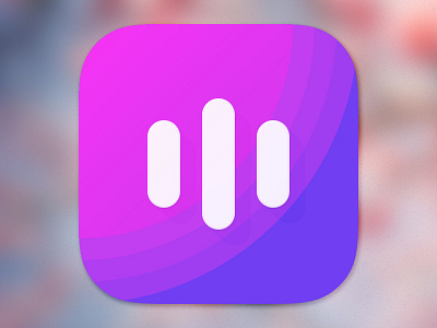 Icon apple color icon ios ios8 lcd m purple rad ui ux