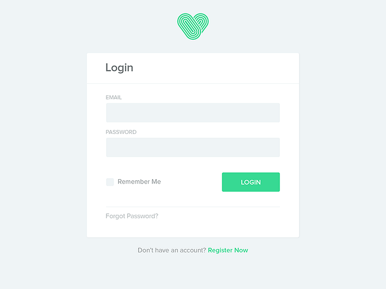 Biostrap Login Form by Sheikh Noor on Dribbble