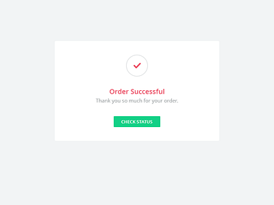 Order Confirmation app confirmation message order photo print startup web webapp widget