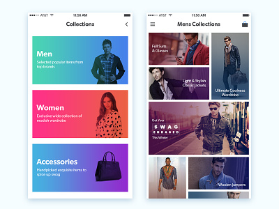 Shopping App app ecommerce fashion ios latest listing luxury modern shopping ui ux website