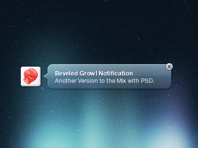 Growl Notification avatar cross growl gui notification tooltip ui