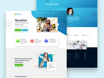 Go Vacation go landing page travel ui design uiux vacation webdesign website