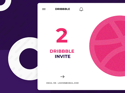 2 Dribbble Invite dribbble dribbble invitation dribbble invites invitation invite invites