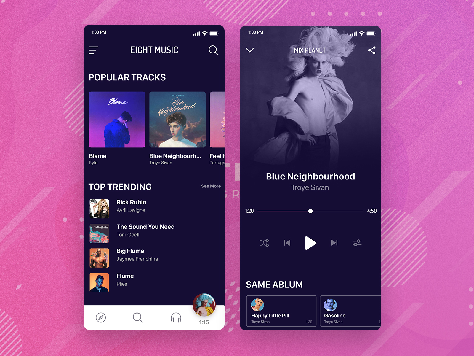 Music Player by Luv Soin on Dribbble