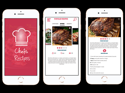 Chef's Recipe App