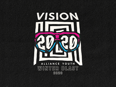 Alliance Youth Retreat Tshirt (Alternate) apparel branding design logo sunglasses tshirt type typography vector xray