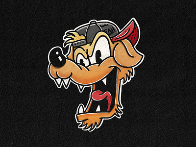 Bogey Illustration cartoon design dog german shepard illustration mascot sheprador sketch