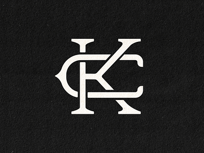 KC Monogram branding c design k kc logo monogram type typography vector