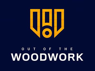 Out of the Woodwork Logo branding icon logo vector w woodworking