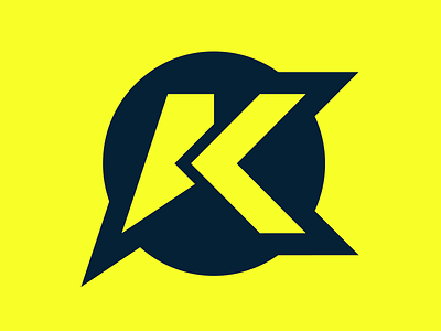 K Logo branding icon k letter logo type vector