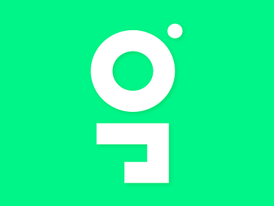 g logo branding g icon letter logo type vector