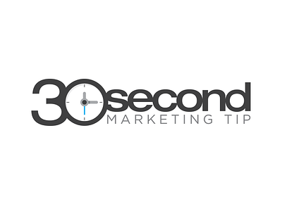 30 Second Logo branding education icon logo marketing training vector