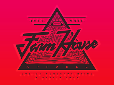 FarmHouse Apparel Triangle Shirt Design