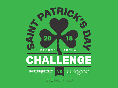 Force Saint Patrick's Day T-shirt atlanta branding logo marketing saint patricks day screenprinting shamrock tshirt vector