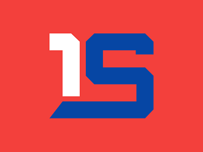 1S Logo 1 apparel baseball branding lettering logo s sports typography vector