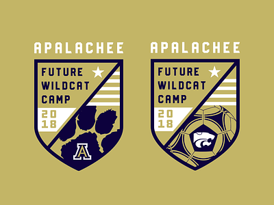 Apalachee Future Wilcat Soccer Camp apparel badge branding lettering logo soccer sports vector