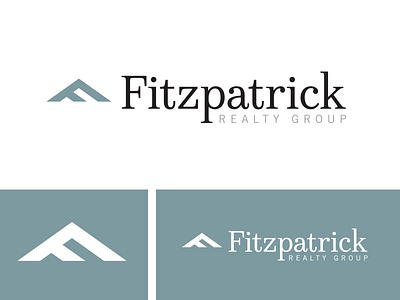 Fitzpatrick Realty Logo atlanta branding design logo realty typography vector