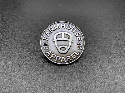 FarmHouse Appare Face Icon Enamel Pin