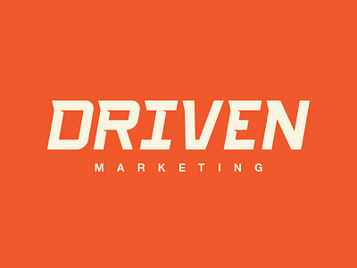 Driven Marketing Concept 2 branding corporate branding design logo marketin type typography vector