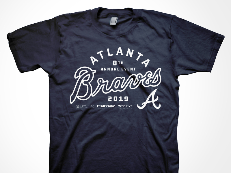 custom braves t shirt