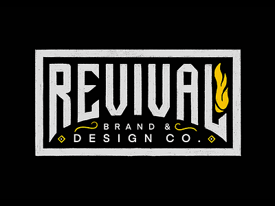 Revival Brand & Design Co. BBQ Type atlanta branding custom design illustration letter logo procreate type typography
