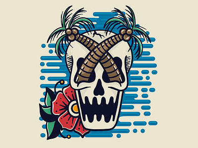 Skull Palm Eyes by Brandt Farmer on Dribbble