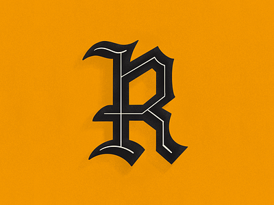 R is for Revival atlanta blackletter branding custom design gothic letter letter logo lettering logo procreate r revival type typography