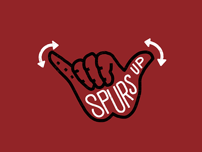 Spurs Ups college football design football gamecocks hand illustration letter procreate south carolina spursup type typography