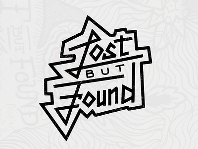 Lost But Found Script atlanta branding custom design found icon illustration letter logo lost procreate sketch type typography